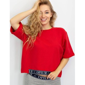 Футболка свободного силуэта Opium М-37, Цвет: красный, Размеры: M