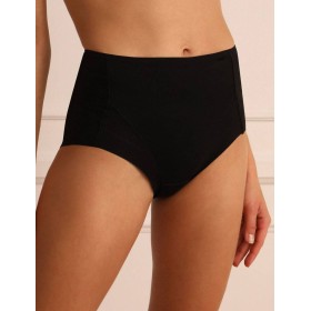Трусы утяжка хлопковые Janira SHAPE COTTON BAND MAXI 1032077 negro, Цвет: negro (черный), Размеры: L