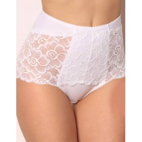 Трусы макси с кружевом Orhideja 207-146 белый, Цвет: белый, Размеры: 3XL