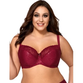 Бюстгальтер полумягкий Ava NOW OR NEVER 1899 PU, Цвет: вишня, Размеры: 65E