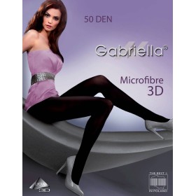 Непрозрачные колготки Gabriella 120 MICRO 3D 50 den, Цвета: черный, Размеры: 2