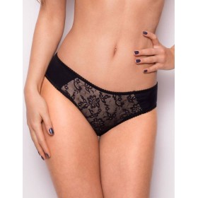 Трусы слипы Orhideja 635-290 черный-пион, Цвет: черный-пион, Размеры: XL