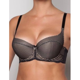 Бюстгальтер балконет Albina L NUANCE 5009 черный, Цвет: черный, Размеры: 75G