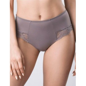Трусы слипы-миди Honey H34-17-K серый жемчуг, Цвет: серый жемчуг, Размеры: 5XL