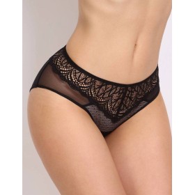 Трусы слипы Orhideja 223-187 черный-пион, Цвет: черный-пион, Размеры: 3XL