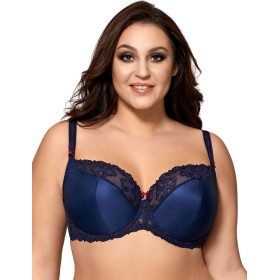 Бюстгальтер полумягкий Ava ELECTRA 1881 PU, Цвет: темно-синий, Размеры: 65E