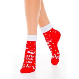 Укороченные женские носки CONTE 20С-61СП 519 красный, Цвет: красный, Размеры: 36/39
