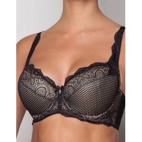 Бюстгальтер балконет Albina L NUANCE 8020 черный, Цвет: черный, Размеры: 70D