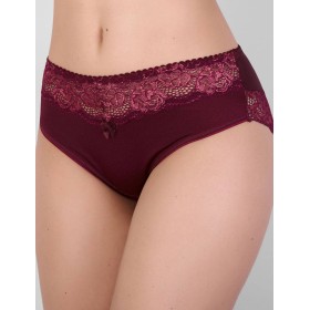 Трусы слипы биколор Simona M 035 бордо-роза, Цвет: бордо-роза, Размеры: L