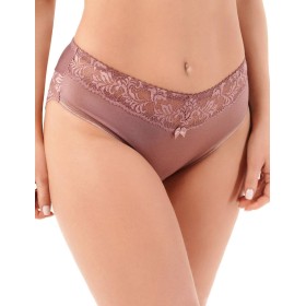 Трусы слипы Simona M 035/30 кофейно-розовый, Цвет: кофейно-розовый, Размеры: 4XL