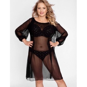 Туника пляжная Akcent 3, Цвет: черный, Размеры: S/M