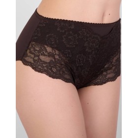 Высокие трусы слипы Elli 420 шоколад, Цвет: шоколад, Размеры: L