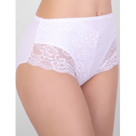 Высокие трусы слипы Elli 420 белый, Цвет: белый, Размеры: L