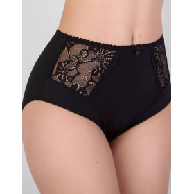 Высокие трусы слипы Elli 621 черный, Цвет: черный, Размеры: L