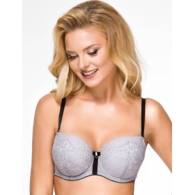 Бюстгальтер балконет Alles CHIC U/W серый, Цвет: серый, Размеры: 75G