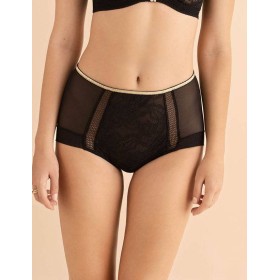 Трусы слипы высокие Alles CHIARA GOLD classic черный, Цвет: черный, Размеры: M