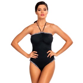 Черный закрытый купальник Lorin L4422/1, Цвет: черный, Размеры: L