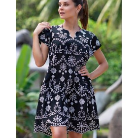 Платье-туника из хлопка Mia-Amore NOIR 1334, Цвет: черный, Размеры: L/XL