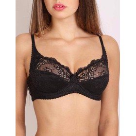 Бюстгальтер мягкий с подкроем Orhideja 537-345 черный, Цвет: черный, Размеры: 80C