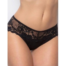 Кружевные трусы слипы Orhideja 710-250 черный, Цвет: черный, Размеры: 2XL