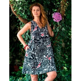 Сарафан Key LHT 945 A21, Цвет: белый/черный, Размеры: M