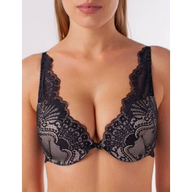 Бюстгальтер пуш-ап Coquette Revue PROVOCATEUR 55094Ч, Цвет: черный, Размеры: 70D