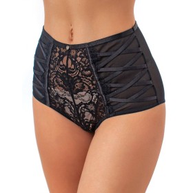 Трусы макси Coquette Revue SUCCESS 64098, Цвет: черный, Размеры: L