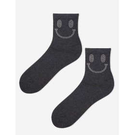 Носки женские Marilyn SC SILVER SMILEY графит, Цвет: графит, Размеры: UN