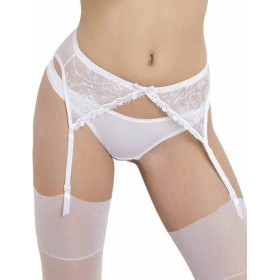 Пояс для чулок Julimex ROSE PAS белый, Цвет: белый, Размеры: S