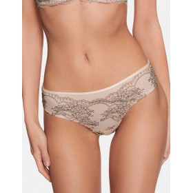 Трусы слипы Esotiq RHONDA 38775 бежевый с черным, Цвет: бежевый с черным, Размеры: S