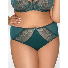 Трусы слипы миди MAT ASTI BIG F-3200-51 изумрудный, Цвет: изумрудный, Размеры: S