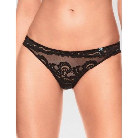 Кружевные трусы бразилиана Infiore PIZZO 5103 nero, Цвет: nero (черный), Размеры: XL