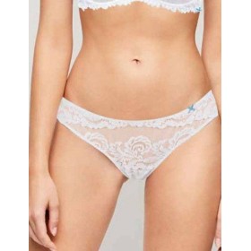 Кружевные трусы бразилиана Infiore PIZZO 5103 bianco, Цвет: bianco (белый), Размеры: S