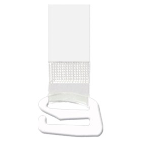 Бретель силиконовая Julimex RT-106 20 мм металлический крючок, Цвет: прозрачный, Размеры: UN