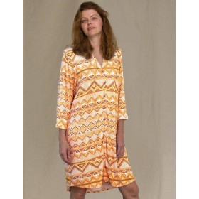 Платье рубашечного кроя Key LND 960 A21, Цвет: желтый, Размеры: S