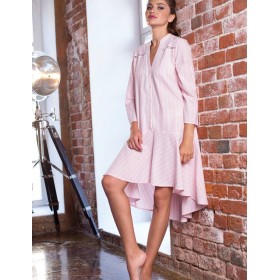 Платье домашнее хлопковое Mia-Mia CINDY 16275 розовый, Цвет: розовый, Размеры: XL