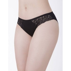 Трусы слипы низкие Lina A 4950 черный, Цвет: черный, Размеры: L