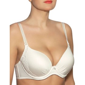 Бюстгальтер балконет с пуш-ап гелем Fluide VINTAGE 2041 молоко, Цвет: молоко, Размеры: 70C