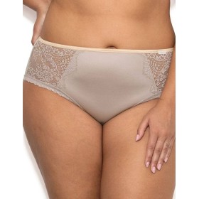 Трусы слипы миди Nipplex GALINA FIGI, Цвет: мокка, Размеры: 2XL