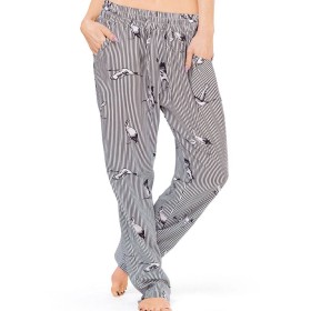 Брюки свободного кроя Opium NOEMI (S), Цвет: серый/черный/белый, Размеры: S