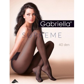 Прочные колготки Gabriella 398 SUPREME 40 den, Цвет: черный, Размеры: 3