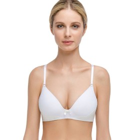 Бесшовный бюстгальтер балконет без косточек Mioocchi MADLEN 7732 bianco, Цвет: bianco (белый), Размеры: 70D