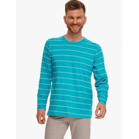 Мужская пижама Taro 2639/2640 HARRY бирюзовый/серый, Цвет: бирюзовый/серый, Размеры: L