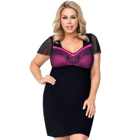 Сорочка из вискозы Donna ZOYA PLUS, Цвет: черный, Размеры: 3XL