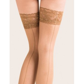 Чулки со швом Gabriella 203 CALZE LINETTE телесный, Цвет: телесный, Размеры: 1/2