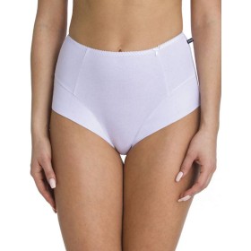Набор трусов слипов с завышенной талией Key LPF 110 (2 шт) белый, Цвет: белый, Размеры: L