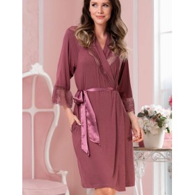 Халат кимоно из вискозы Mia-Amore LETICIA 1673 какао, Цвет: какао, Размеры: L/XL