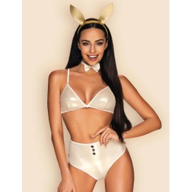 Ролевой костюм зайчика Obsessive NEO GOLDES, Цвет: бежевый, Размеры: S/M