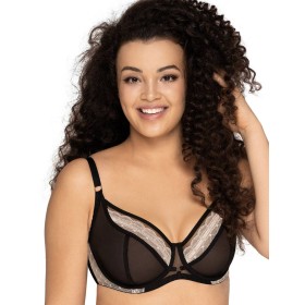 Бюстгальтер полумягкий Ava ROCK'N'ROLL 1968 PU, Цвет: черный, Размеры: 100C