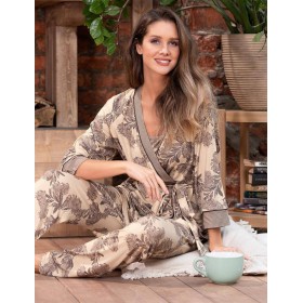 Комплект-тройка из трикотажной вискозы Mia-Amore AELITA 1716, Цвет: бежевый, Размеры: M